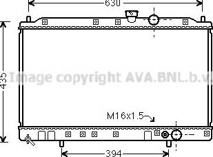 MT2064 Engine Radiator Clever Fit Aluminium