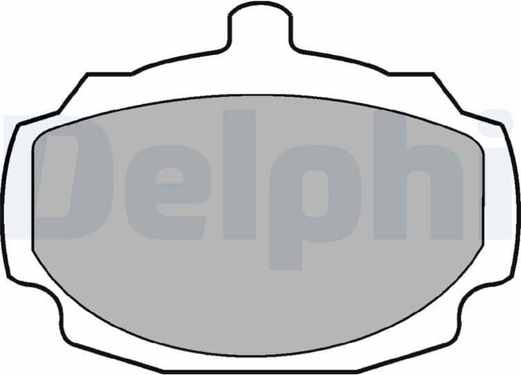 Delphi Front Disc Brake Pads LP7