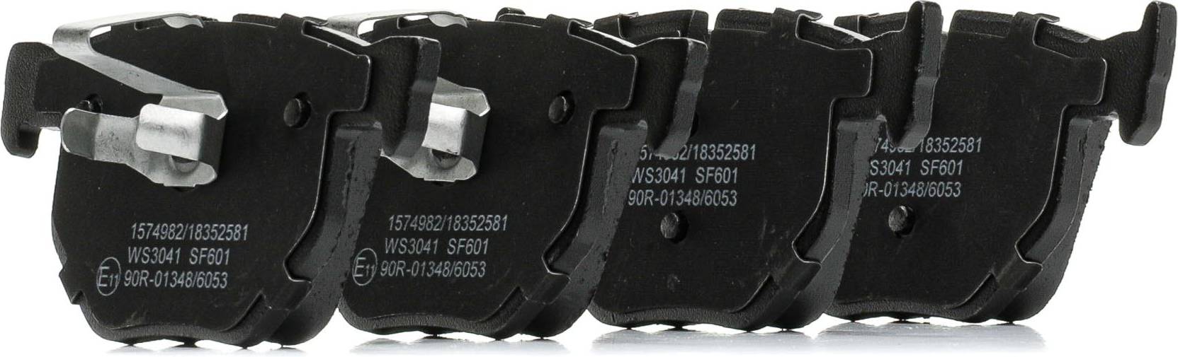 Ridex 402B1902 Brake Pad Set Rear Axle