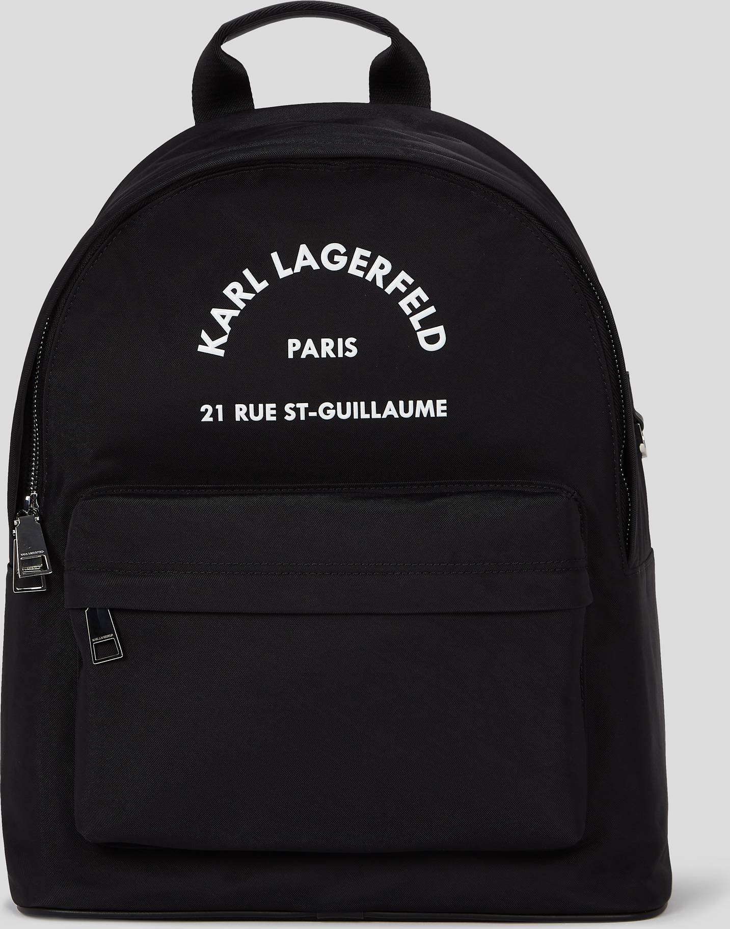 Karl Lagerfeld Rygsæk Rue St-Guillaume - Sort/Hvid