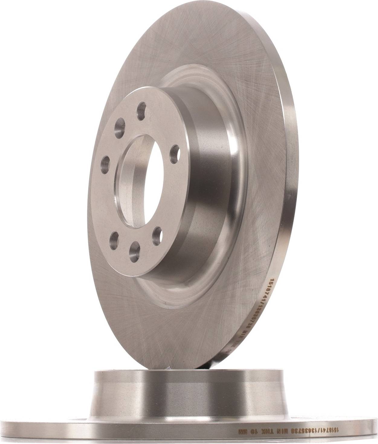 Ridex 82B1427 Brake Disc Rear Axle Uncoated