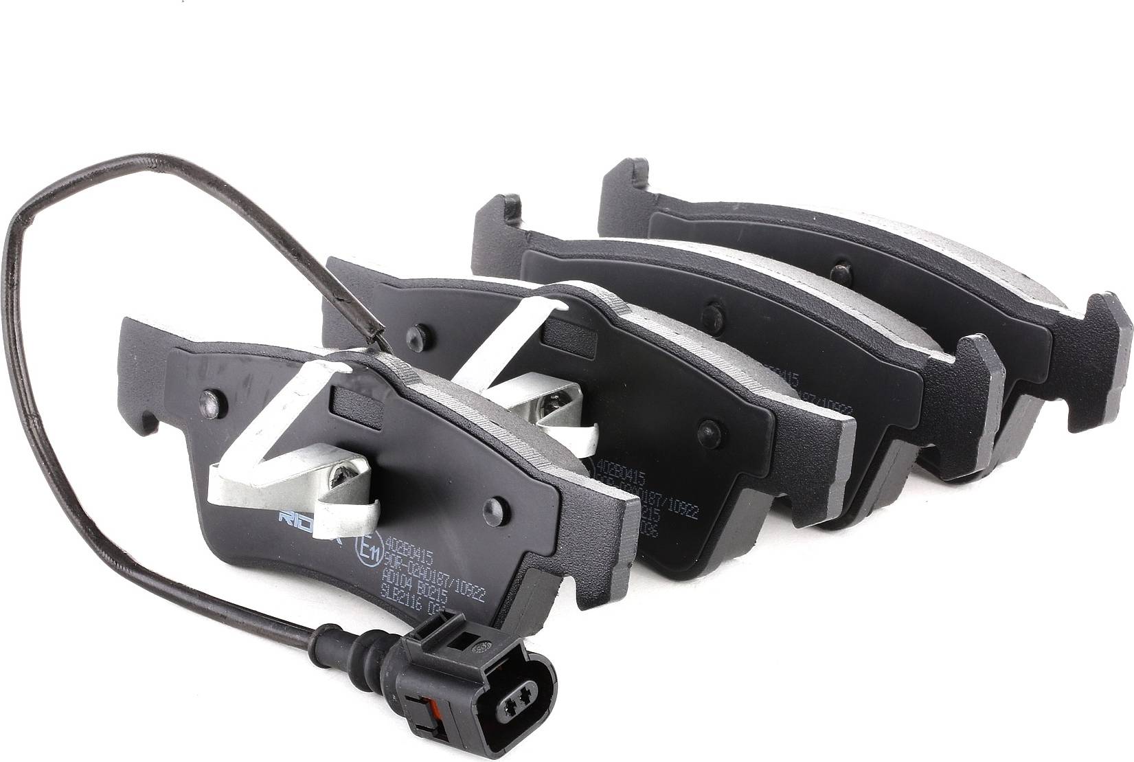 Ridex Brake Pad Set Rear Axle With Wear Sensor