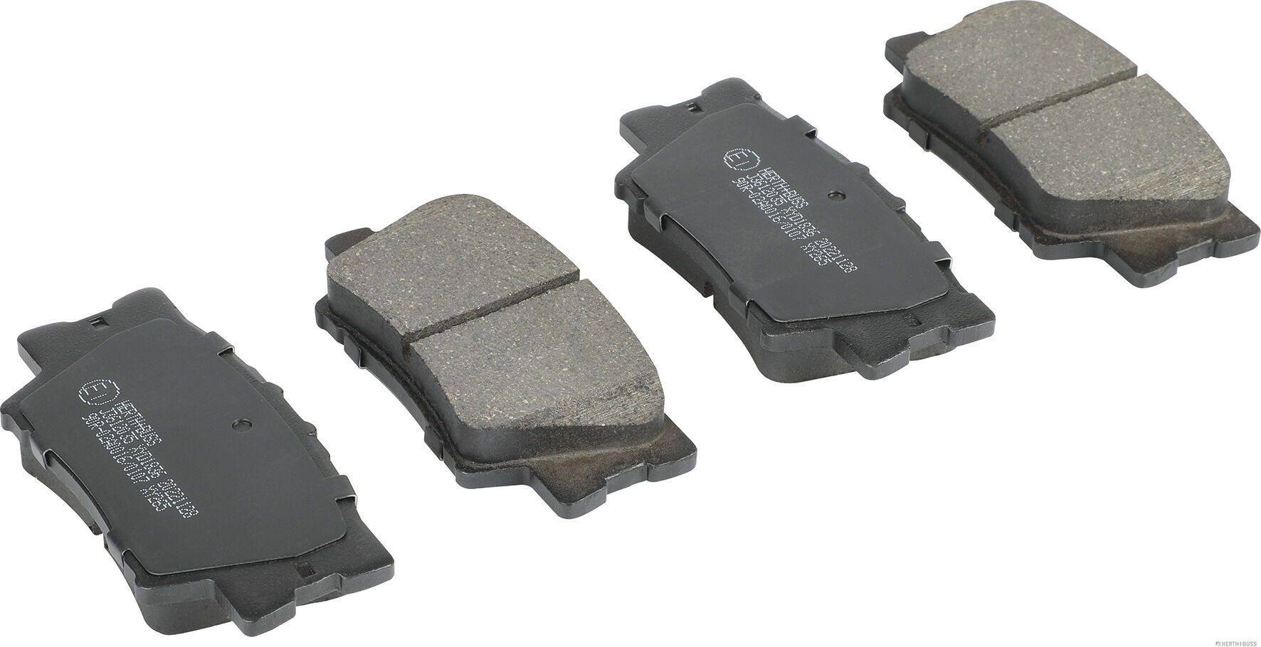 Herth+Buss Brake Pad Set Rear Axle