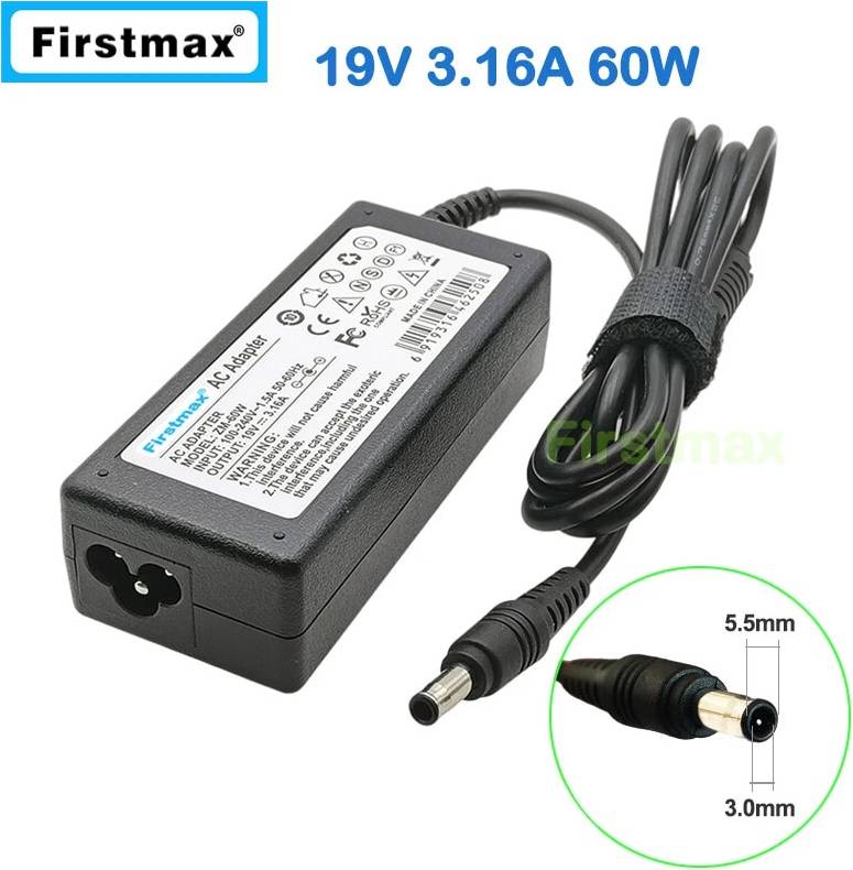 Aihontai Samsung Laptop Charger 19V 3.16A R440 R480 R510 R522 R525 R530 R540