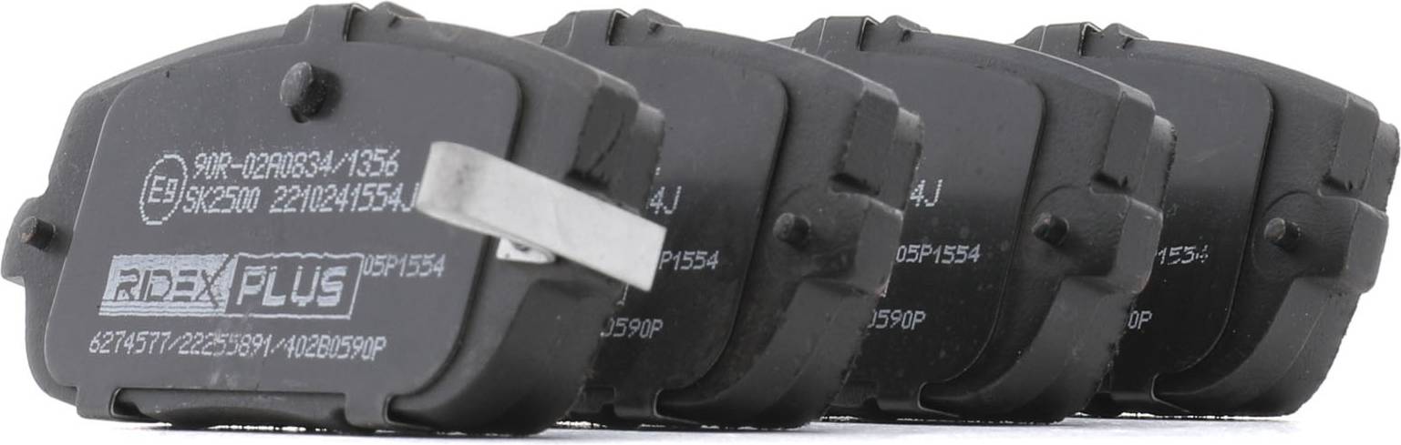 Ridex Brake Pad Set Rear Axle 402B0590P
