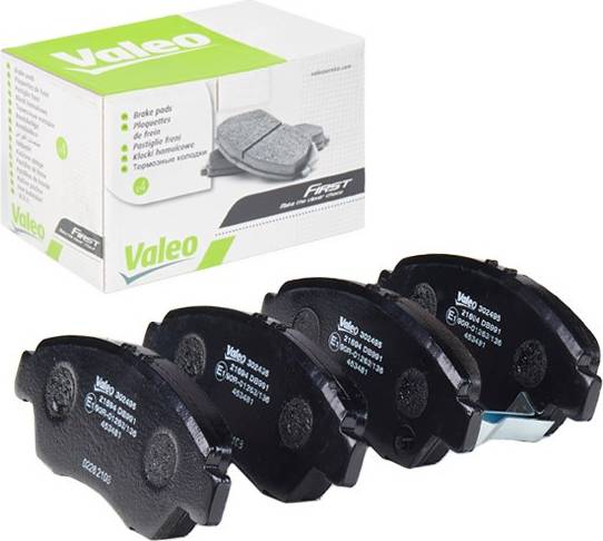Valeo Essential Front Axle Brake Pad Set