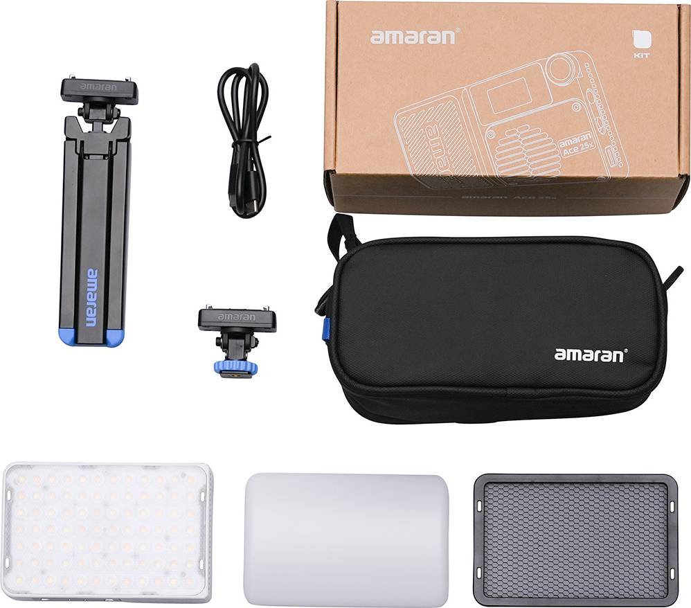 Studio creator Aputure Ace 25x Travel Ready Compact LED Light Creator Kit