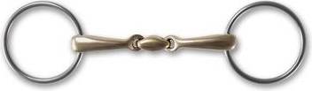 Stübben Two-ring Snaffle Bit - Argenté