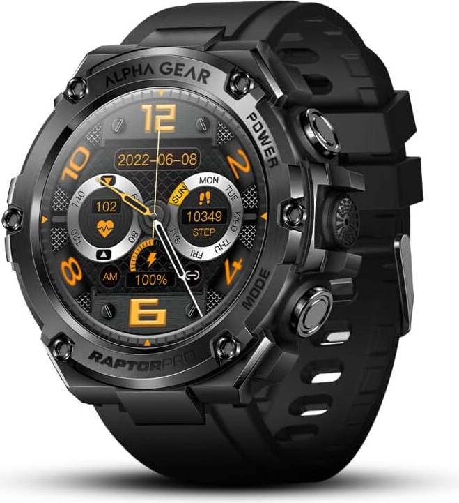 Veeki Rugged Smart Watch 1.58" AMOLED Screen
