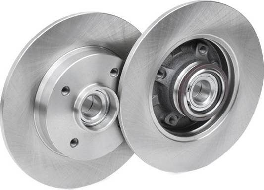 Ridex 82B0414 Brake Disc Rear Axle Uncoated