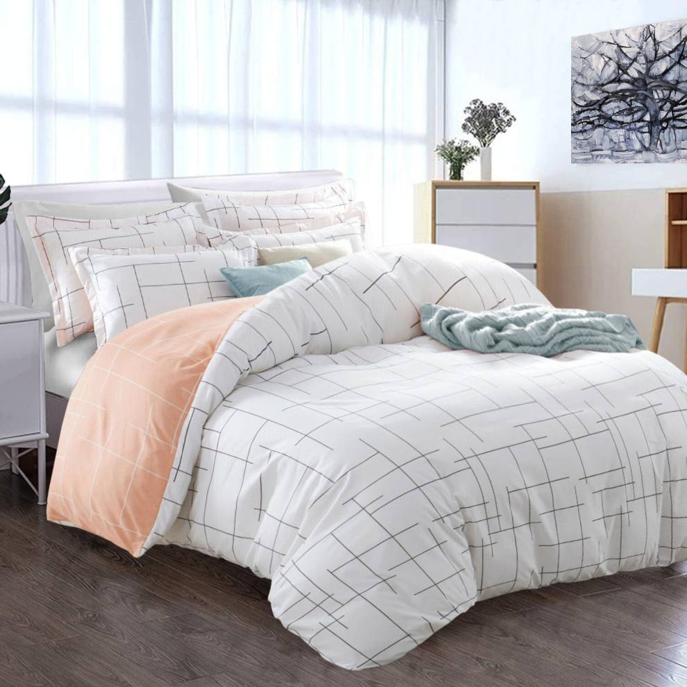Reversible Quilt Set Tile King