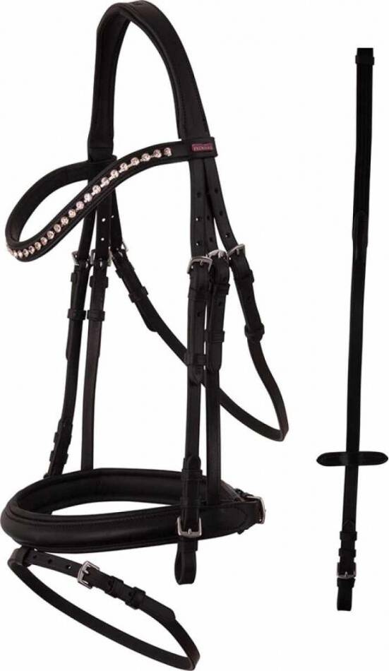PREMIERE Anatomical Riding Bridles Rennes - Noir