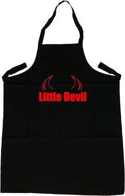 TeeTreeDesigns Little Devil Funny Apron Red