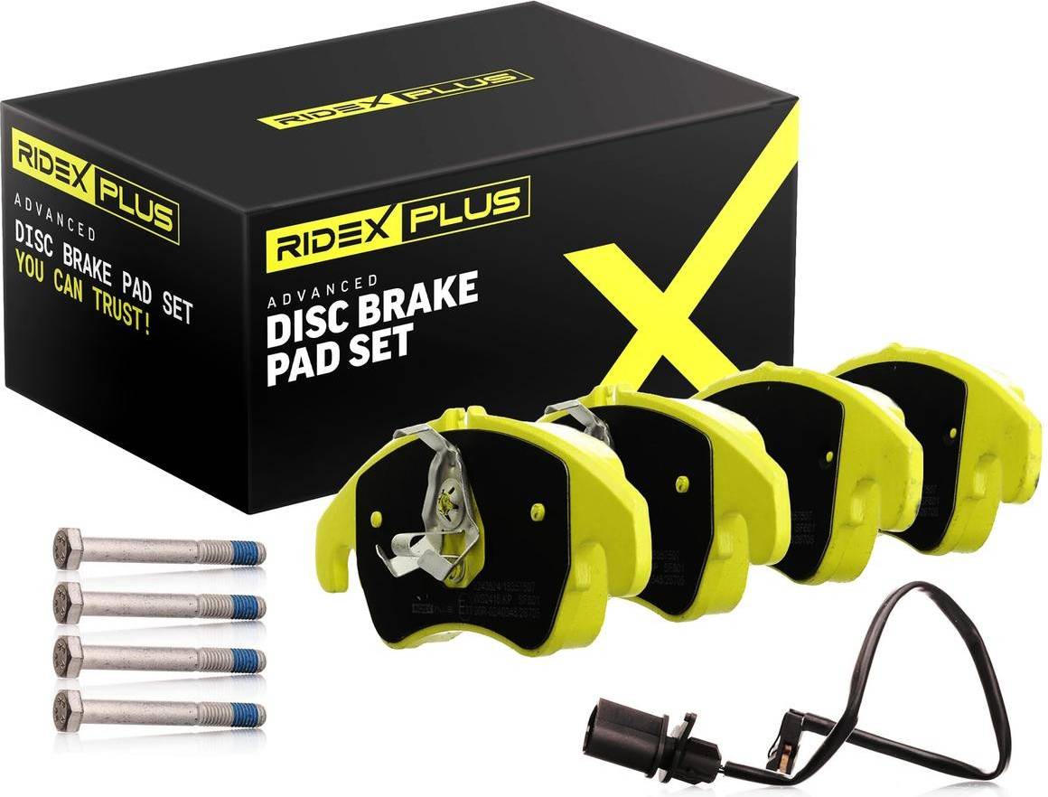 Ridex Plus Brake Pad Set Front Axle