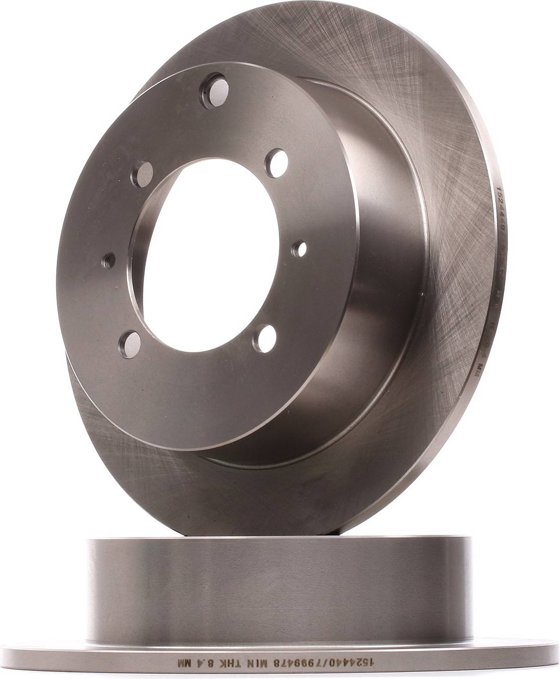 Ridex Brake Disc Rear Axle Uncoated Untreated