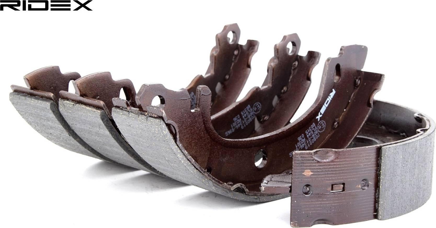 Ridex Brake Shoes Rear Axle 203 2mm