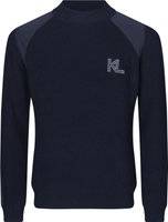 Pull Col Rond Vas - Bleu