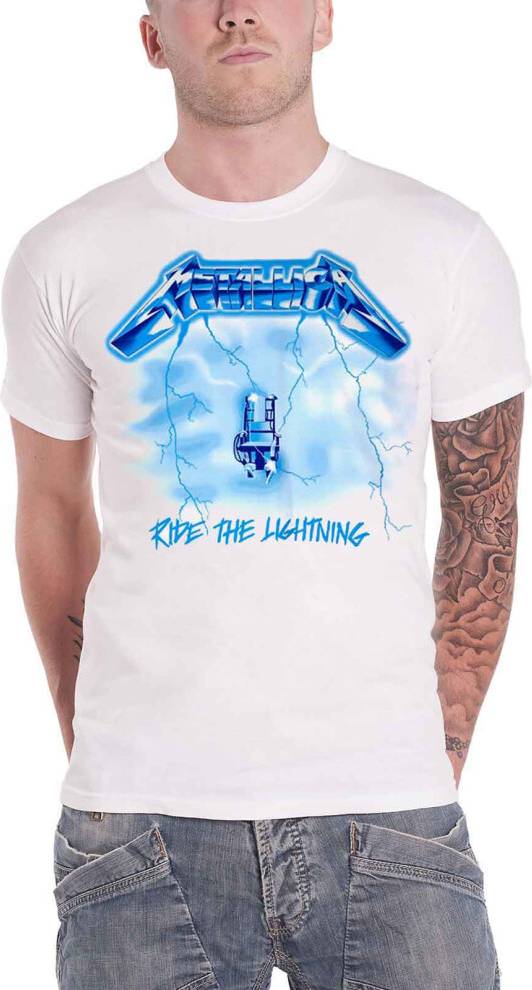 Metallica Ride the Lightning - White