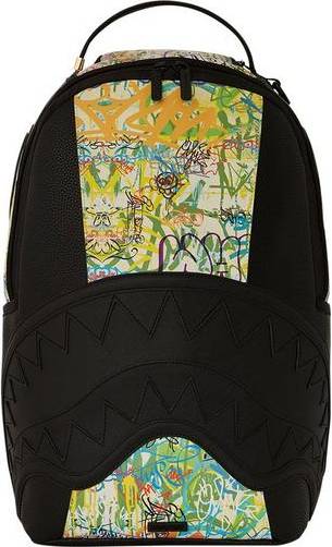 Sprayground Raceway Graffiti Rygsæk Taske Unisex - Sort