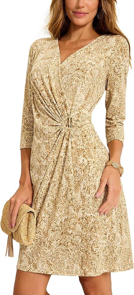 Clara Playa Python Mini Dress