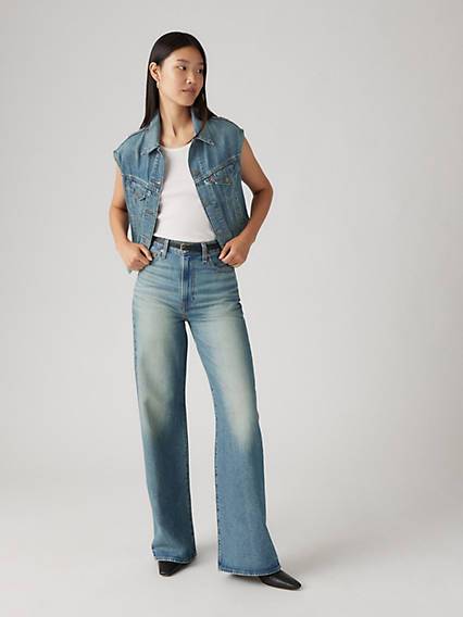 Levis ribcage jeans Levi's Ribcage Wide Leg - Blue
