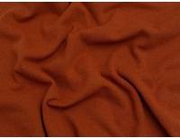 Minerva Core Range Tubular Ribbing Stretch Knit Fabric Rust Metervara Brun