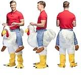 Boland Ridende Høne Kostume - One Size