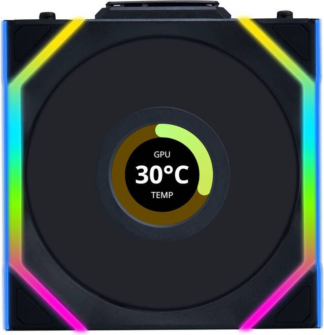 Lian Li UNI SL120 LCD Wireless RGB Reverse Blade PWM