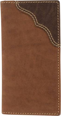 Wallets for men Wrangler Leather Rodeo Contrast Tab Wallet - Brown
