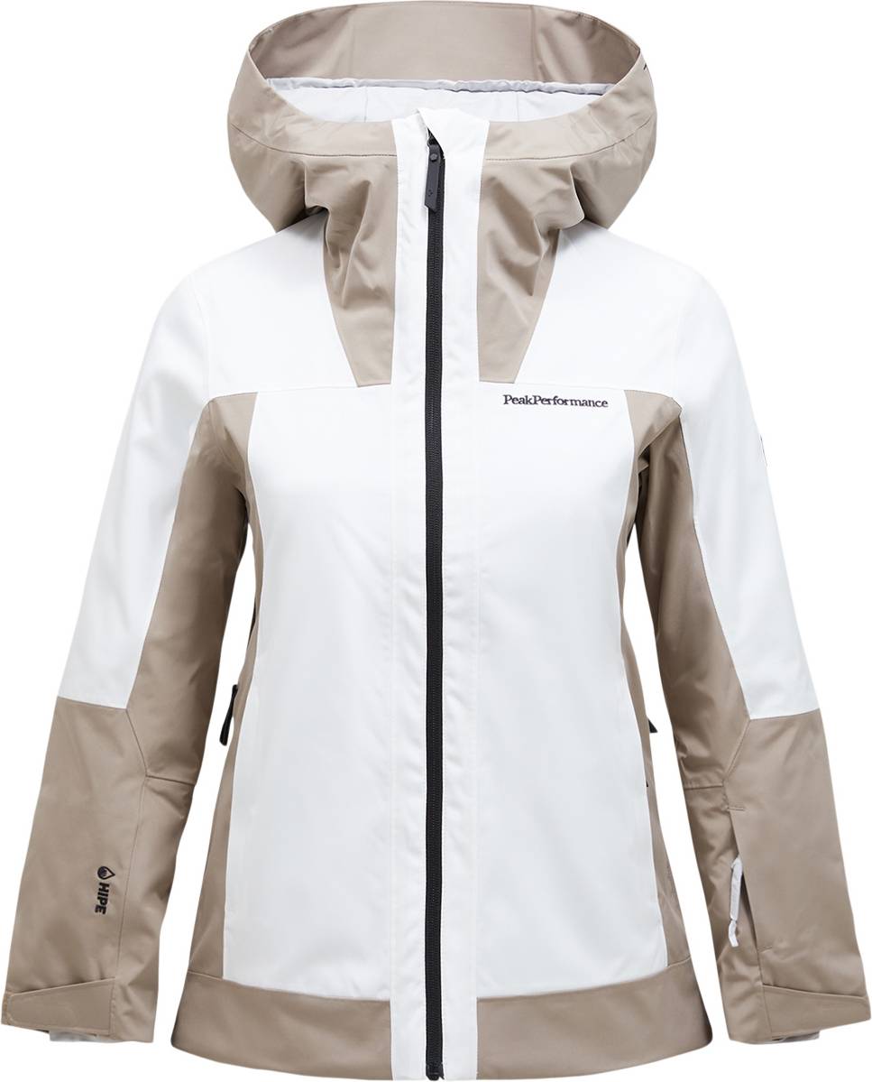 Peak performance skijakke dame Peak Performance Rider Tech Insulated Jacket - Offwhite/Avid Beige