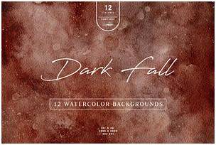 Dark Fall 12 Abstract Backgrounds