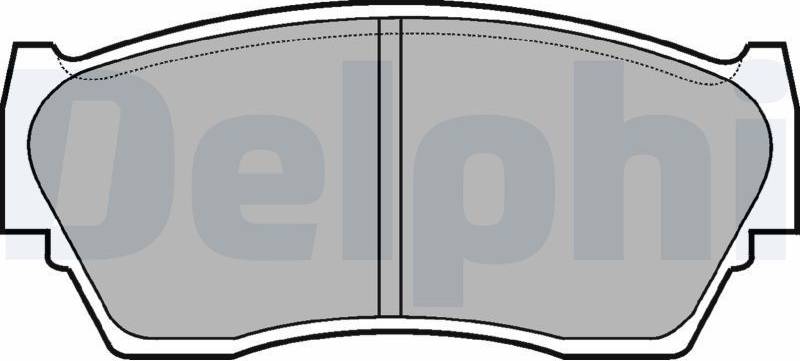 Delphi Brake Pad Set LP783