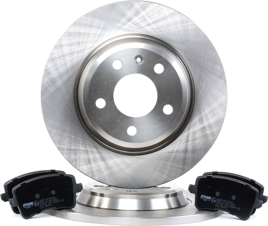 Mapco Brake Disc And Pads Set Front Axle