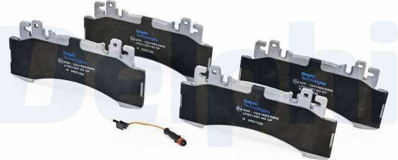 Delphi Disc Brake Pad Set LP5015EV