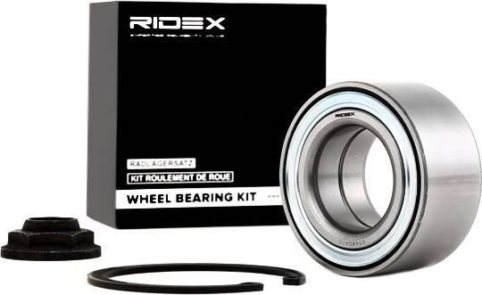 Ridex Wheel Bearing Kit Rear Axle Both Sides