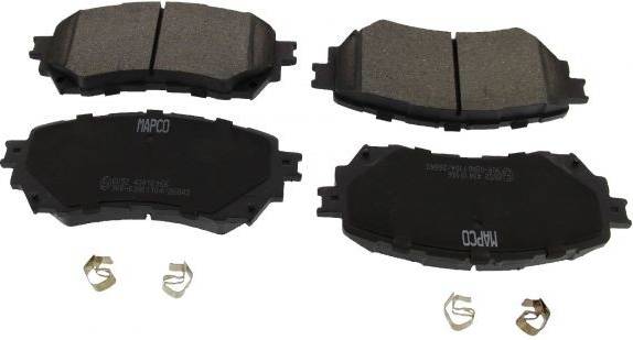 Mapco 6052 Brake Pad Set Front Axle