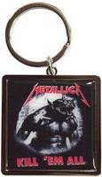 Metallica All Jump In The Fire Keyring Keychain - Black