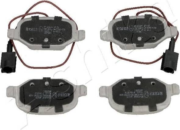 Ashika Brake Pad Set Rear Axle