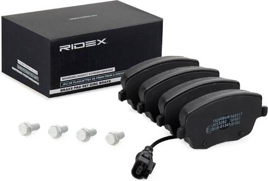 Ridex Brake Pad Set Front Axle