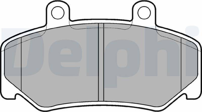 Delphi Brake Pad Set Volvo LP643