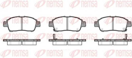 Brake Pad Set Front Axle