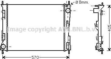 Prasco RTA2375 Kylare Motorkylning