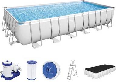 Bestway steel pool Bestway Pool Power Steel Rektangular 732x366x132 cm