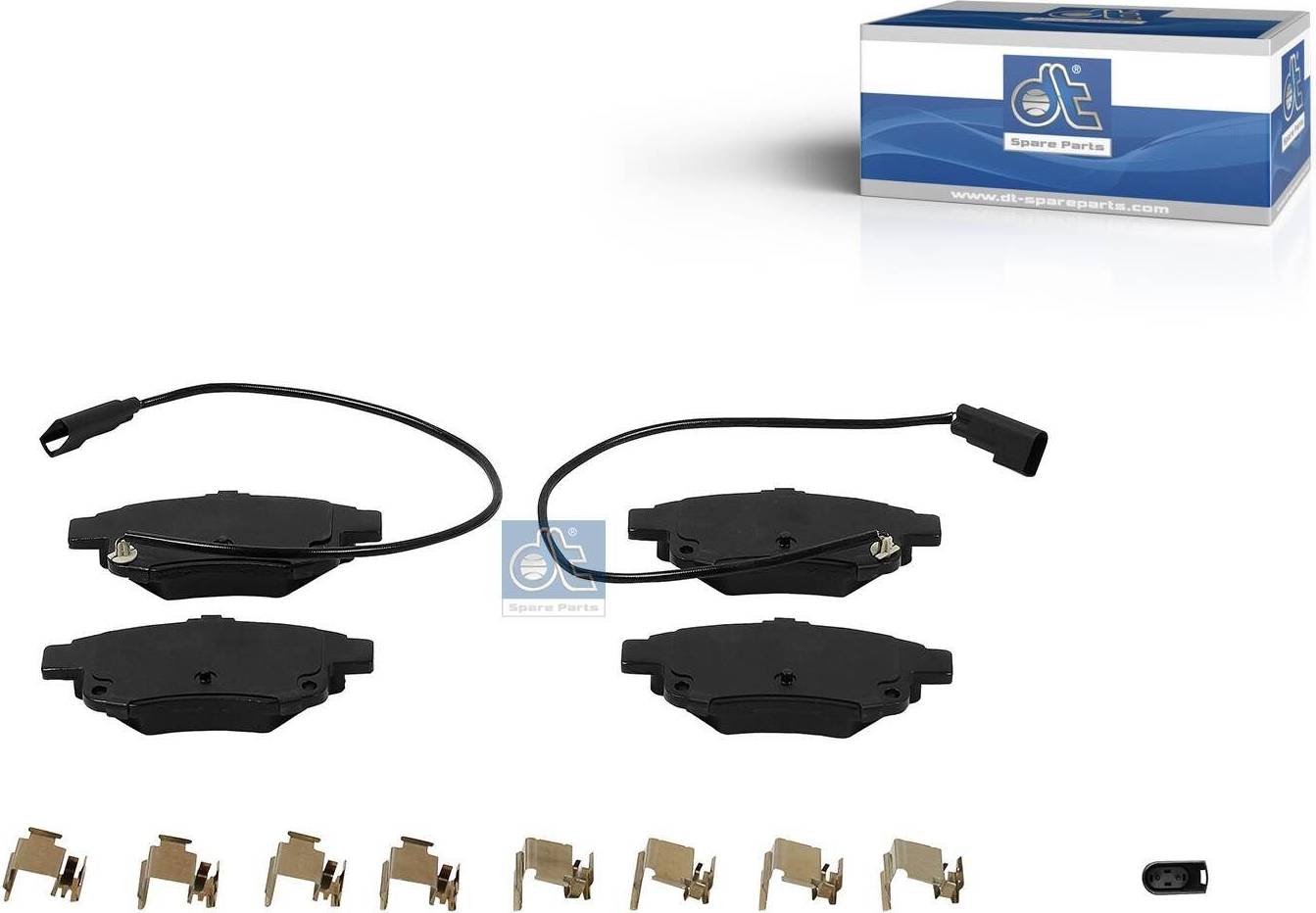 DT Spare Parts Brake Pad Set Rear Axle