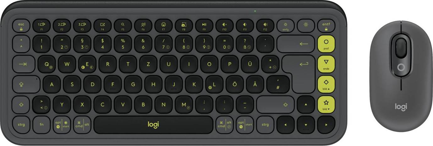 Logitech POP Icon Combo Mouse and Keyboard Graphite