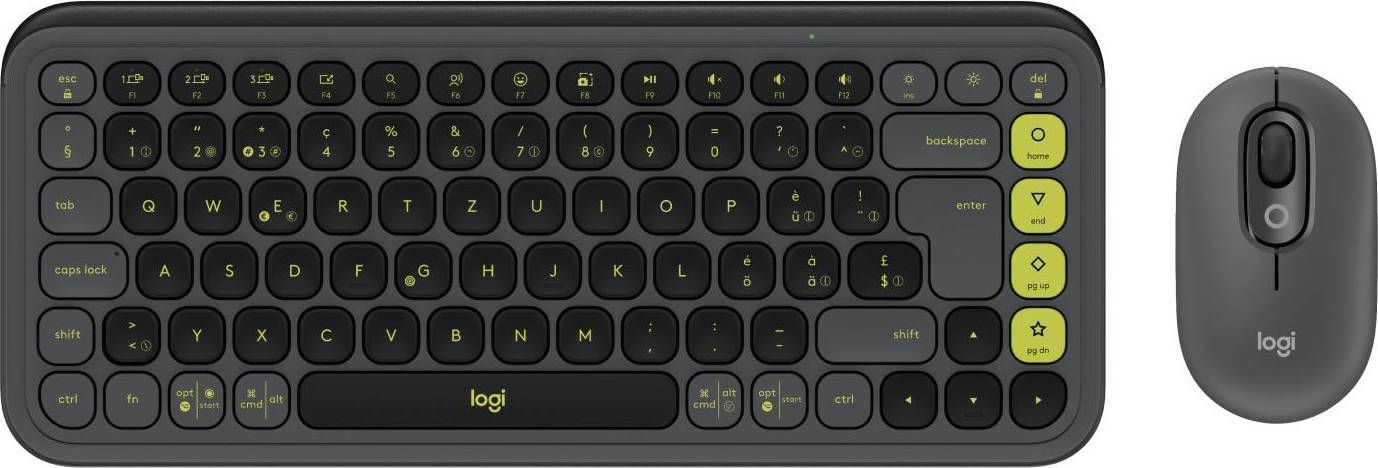 Logitech POP Icon Keyboard Mouse Combo Graphite