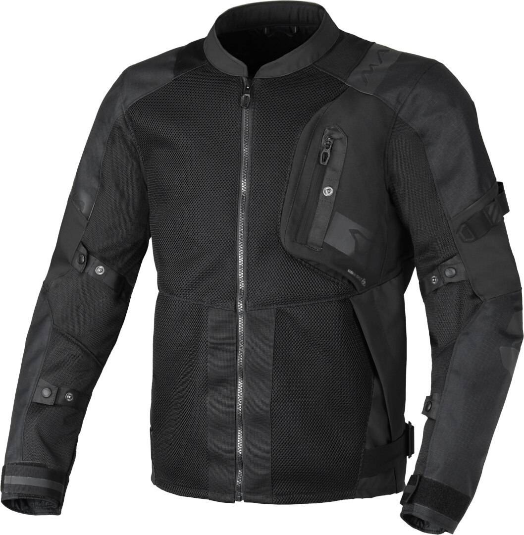 Macna Raddic Solid Motorcycle Textile Jacket, black, for Men