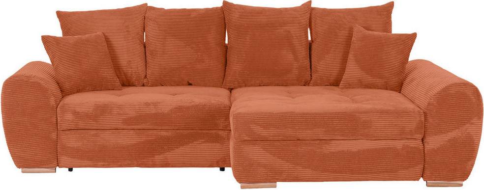 Carryhome Mid You Hörnsoffa Manchester Rostfärgad Soffa