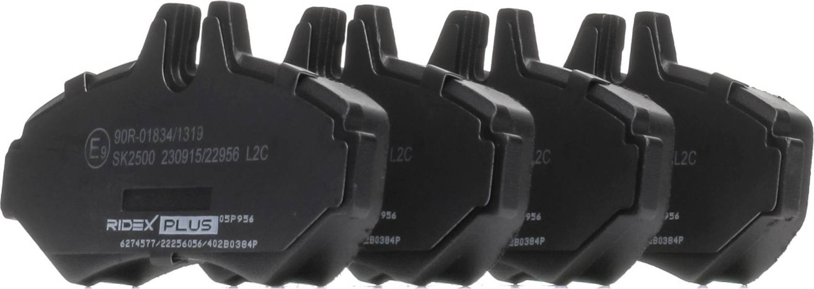Ridex Brake Pad Set Rear Axle