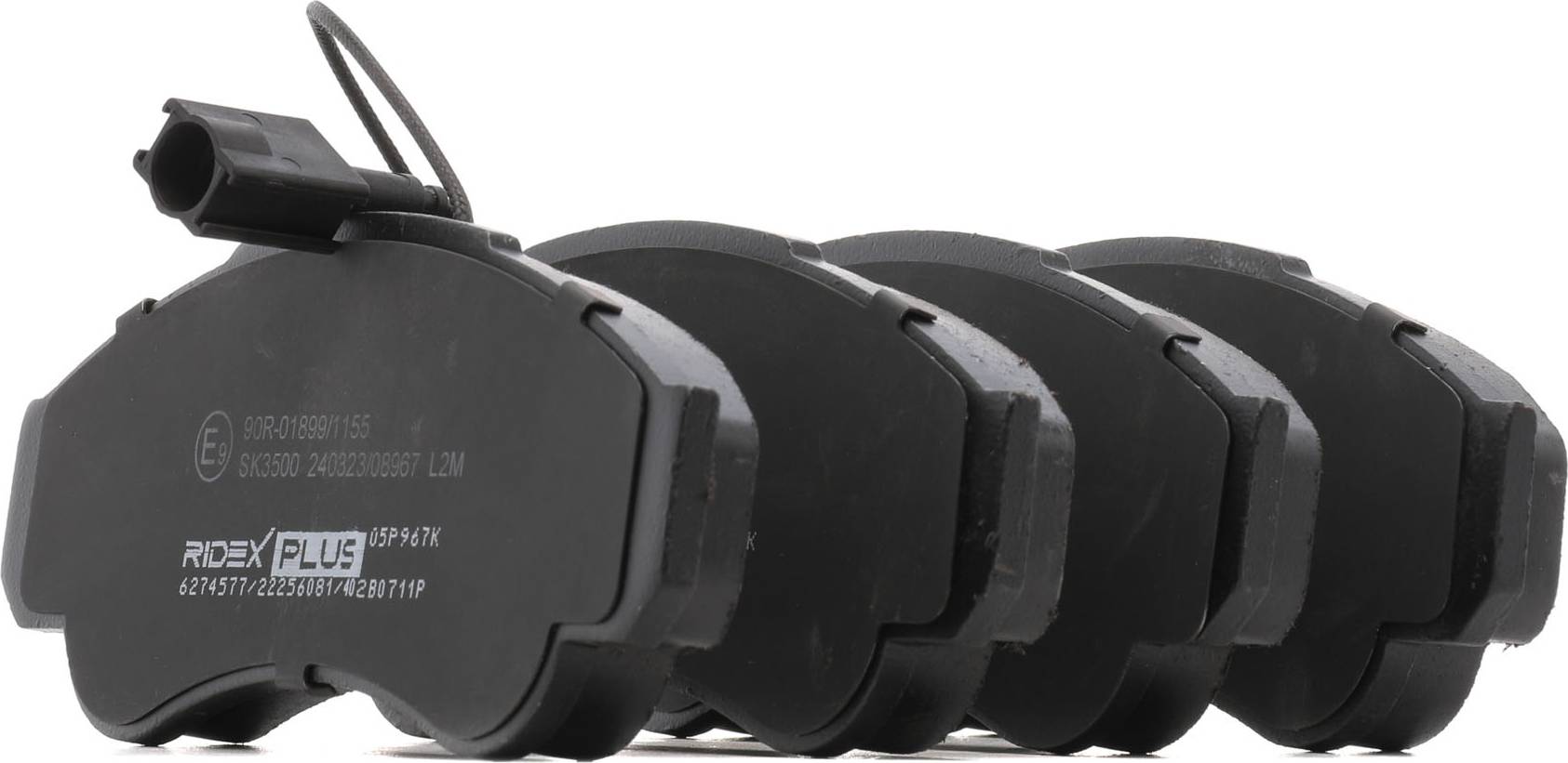 Ridex Plus Brake Pad Set Front Axle